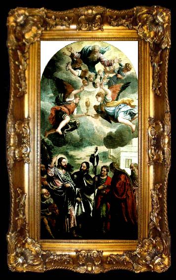framed  Paolo  Veronese christ with zebedee